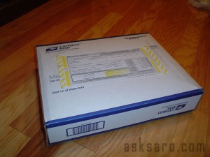 Popcorn Hour A-100 shipping box